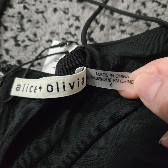 Alice + Olivia Havana cutout mini dress, size 6, NWT - Picture 6 of 14